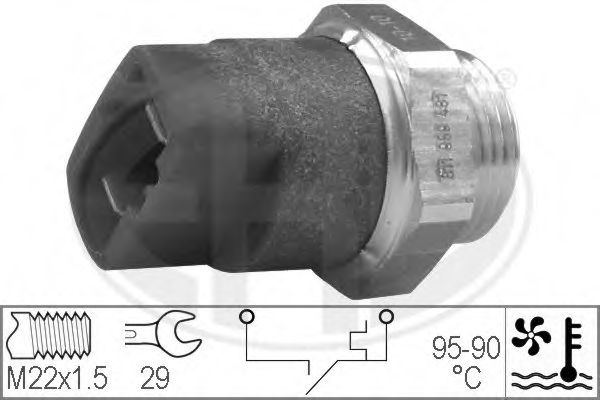 Comutator temperatura, ventilator radiator AUDI A4