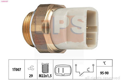 Comutator temperatura, ventilator radiator EPS 1.8