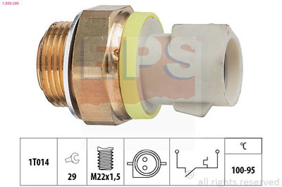 Comutator temperatura, ventilator radiator EPS 1.8