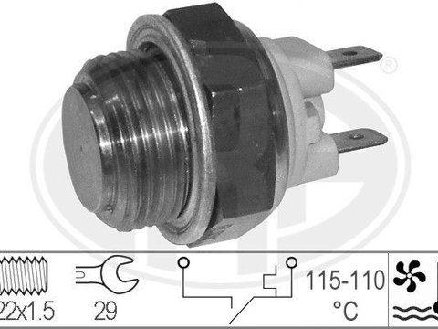 Comutator temperatura, ventilator radiator ERA 330184