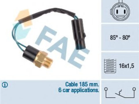 Comutator temperatura, ventilator radiator HYUNDAI S COUPE (SLC) (1990 - 1996) FAE 36610