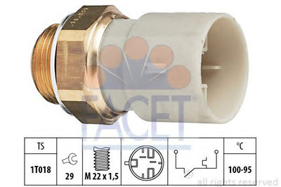 Comutator temperatura ventilator radiator OPEL VEC