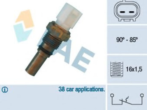 Comutator temperatura, ventilator radiator TOYOTA RAV 4   (SXA1_) (1997 - 2000) FAE 36540