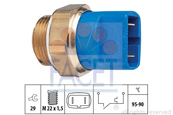 Comutator temperatura ventilator radiator VOLKSWAGEN PASSAT (3B3) - Cod intern: W20239562 - LIVRARE DIN STOC in 24 ore!!!