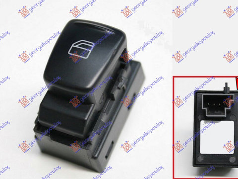 COMUTATOR USA (DR./Stanga.) (4 pin) - SMART FORTWO 07-12, SMART, SMART FORTWO 07-12, PEUGEOT, PEUGEOT EXPERT 07-16, Interior, Comutatoare, 086507171