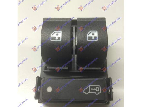 Comutator usa fata Dublu (Cu Incuietoare) (8pin)-Fiat Doblo 09-15 pentru Fiat Doblo 09-15,Peugeot Expert 07-16,Interior,Comutatoare