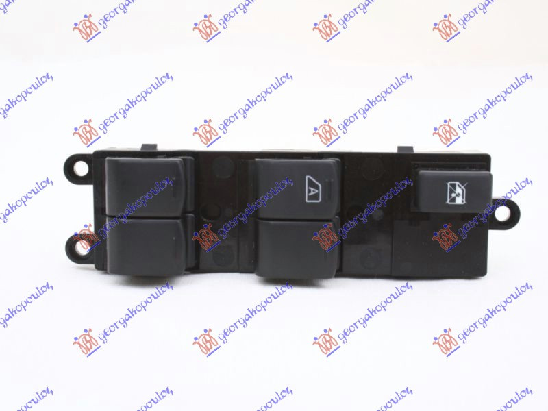 COMUTATOR USA FATA (Quatern) (LUMINA IN BUTON) (16pin) - NISSAN QASHQAI 07-10, NISSAN, NISSAN QASHQAI 07-10, PEUGEOT, PEUGEOT EXPERT 07-16, Interior, Comutatoare, 080407174