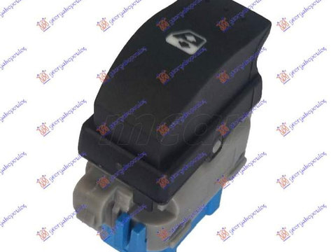 Comutator usa fata (Single) (6pin) Mufa Albastra-Renault Master/Mascott 09-15 pentru Renault Master/Mascott 09-15,Peugeot Expert 07-16,Interior,Comutatoare