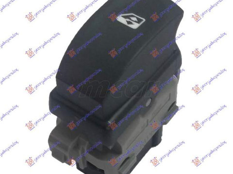 Comutator usa fata (Singur)(Stecher negru)(6 Pini)-Renault Twingo 07-12 pentru Renault Twingo 07-12,Peugeot Expert 07-16,Interior,Comutatoare