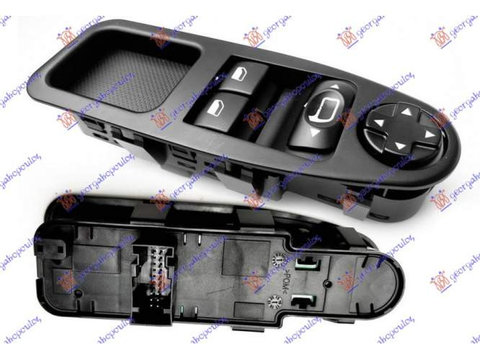 Comutator usa/Oglinda fata Dublu (12pin) pentru Fiat Scudo 07-16,Peugeot Expert 07-16,Interior,Comutatoare