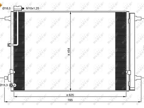 Condensator Audi A8 2010 -> 4.2 benzina NRF