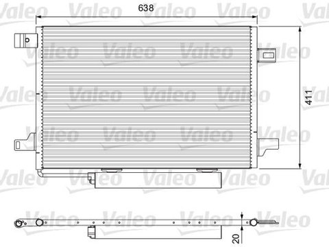 Condensator climatizare 814249 VALEO pentru Mercedes-benz A-class Mercedes-benz B-class