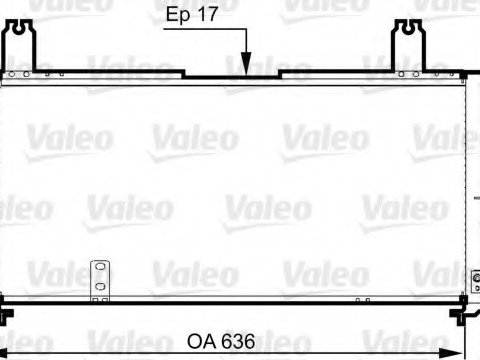 Condensator climatizare 814330 VALEO