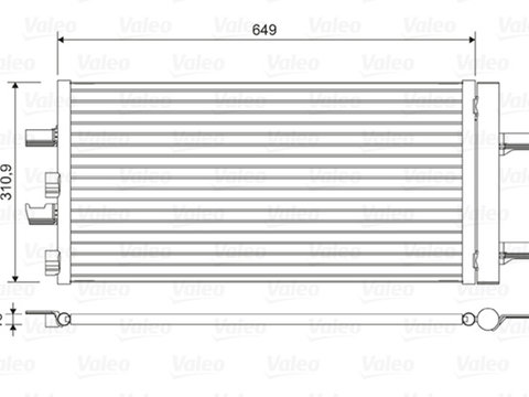 Condensator climatizare 822615 VALEO pentru Bmw Seria 2 Bmw X1 Bmw X2
