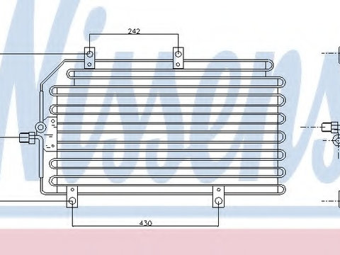 Condensator climatizare 94816 NISSENS pentru Alfa romeo Gtv Alfa romeo Spider