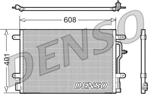 Condensator. climatizare Ac- condenser AUDI A4 B6 A6 C5 ALLROAD C5 1.6-4.2 11.00-12.05 AUDI A4 Avant II (8E5, B6), Turism, 02.2000 - 12.2005 Denso DCN02011