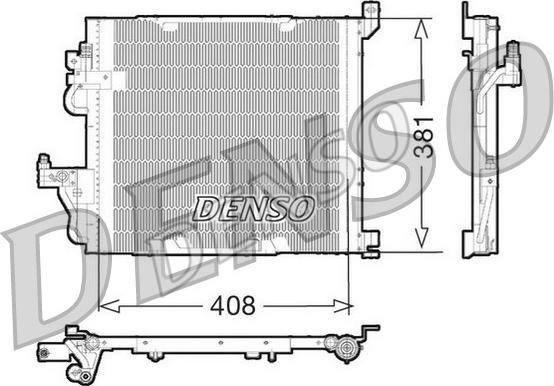 Condensator. climatizare Ac- condenser with dryer OPEL ASTRA G ASTRA H ASTRA H GTC ASTRA H-KOMBI ZAFIRA B ZAFIRA B-MINIVAN VAUXHALL ASTRA TwinTop Mk V (A04), Сabrioletă, 09.2005 - 08.2011 Denso DCN20012