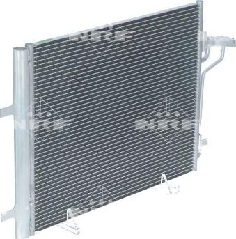 Condensator. climatizare Ac- condenser with dryer FORD FOCUS III KUGA II TOURNEO CONNECT V408 NADWOZIE WIELKO TRANSIT CONN FORD FOCUS III Turnier (DYB), Turism, 07.2010 - NRF 350406