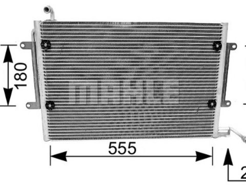 Condensator, climatizare (AC172000S BEH MAH) VW