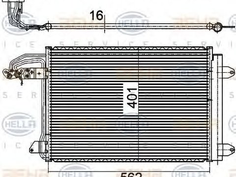 Condensator climatizare AUDI A3 (8P1) - Cod intern: W20004862 - LIVRARE DIN STOC in 24 ore!!!