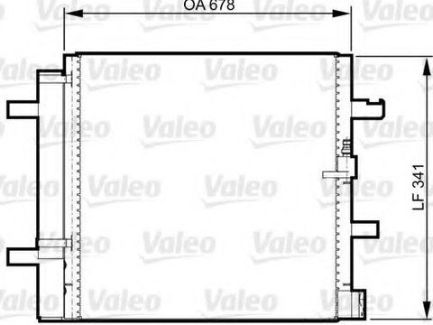 Condensator, climatizare AUDI A4 (8K2, B8) (2007 - 2015) VALEO 814370 piesa NOUA