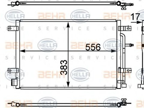 Condensator climatizare AUDI A4 Avant (8E5, B6) - Cod intern: W20004861 - LIVRARE DIN STOC in 24 ore!!!