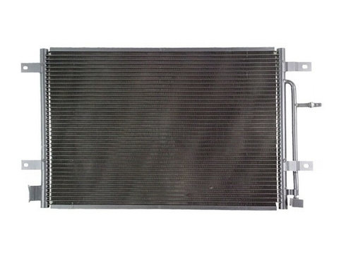 Condensator climatizare Audi A4 (B6), 07.2002-03.2009, motor 1.8 T, 120 kw , A4 (B6), 03.2003-12.2004, 4.2 V8, 253 kw benzina, full aluminiu brazat, 610 (570)x407x16 mm, fara filtru uscator
