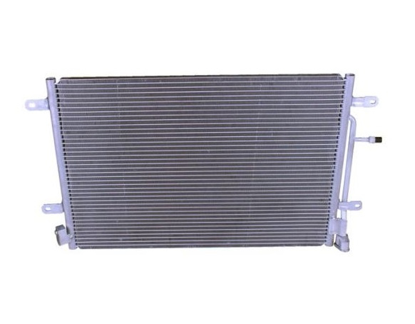 Condensator climatizare Audi A4 (B7), 01.2004-03.2009, motor 2.7 TDI, 120/132 kw, 3.0 TDI, 150/171 kw diesel, 4.2 V8, full aluminiu brazat, 610(570)x405x16 mm, fara filtru uscator