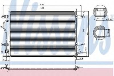 Condensator, climatizare AUDI A4 Cabriolet (8H7, B