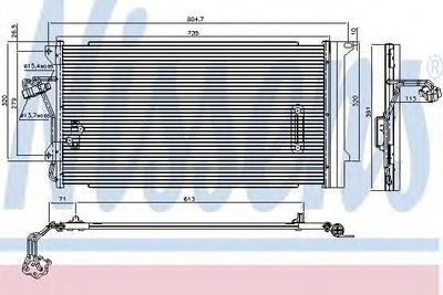 Condensator, climatizare AUDI Q7 (4L) (2006 - 2015