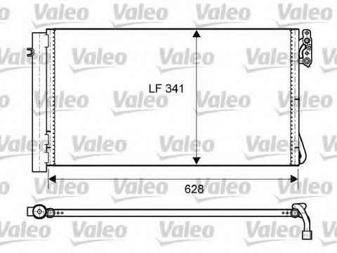Condensator, climatizare BMW 3 (E90) (2005 - 2011) VALEO 814012
