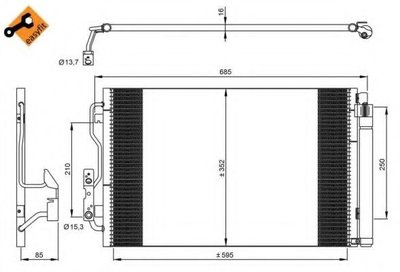 Condensator, climatizare BMW 4 cupe (F32, F82) (20