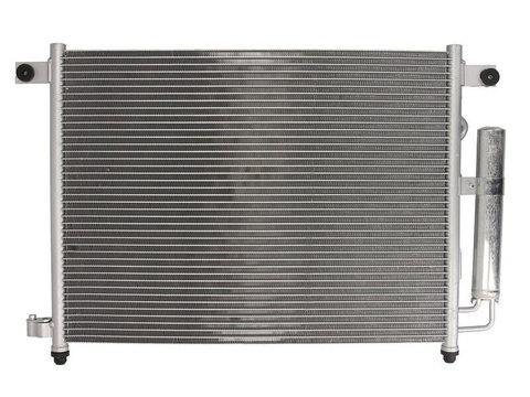 Condensator climatizare Chevrolet Aveo (T200, T250, T255), 01.2004-05.2008, motor 1.2, 53 kw, Kalos, 04.2003-2006, motor 1.2, 53 kw benzina, full aluminiu brazat, 585(540)x415x16 mm, cu uscator filtrat