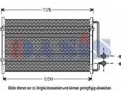 Condensator, climatizare CHEVROLET GRAND BLAZER - AKS DASIS 522018N