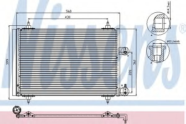 Condensator, climatizare CITROËN C4 limuzina (200