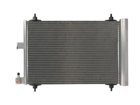 Condensator climatizare Citroen Berlingo, 04.2003-05.2008, motor 1.4, 55 kw benzina, full aluminiu brazat, 555 (505)x365x17 mm, cu uscator si filtru integrat