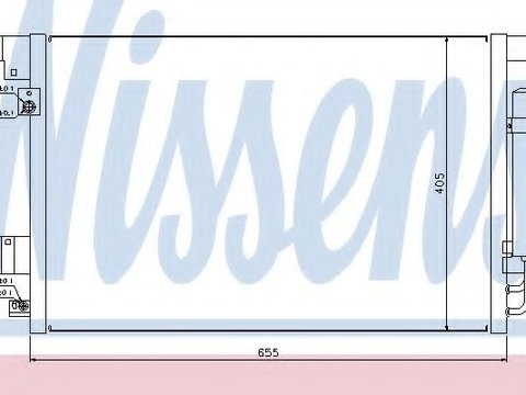 Condensator, climatizare CITROEN C-CROSSER (EP) (2007 - 2016) NISSENS 940029 piesa NOUA