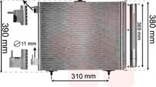 Condensator, climatizare Citroen C3 I (F