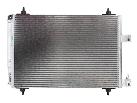 Condensator climatizare Citroen C5, 2004-, Citroen C6, 09.2005-, Peugeot 407, 05.2004-2011, full aluminiu brazat, 555(510)x358x16 mm, cu uscator si filtru integrat