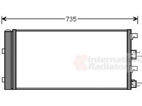 Condensator, climatizare DACIA LOGAN (LS_), DACIA LOGAN MCV (KS_), RENAULT TONDAR 90 I (LS_) - VAN WEZEL 15005004