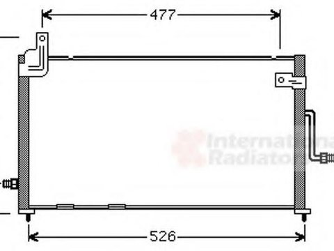 Condensator, climatizare DAEWOO MATIZ (KLYA) - VAN WEZEL 81005044