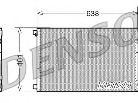 Condensator climatizare DCN23012 DENSO pentru Renault Megane Renault ScEnic Renault Grand