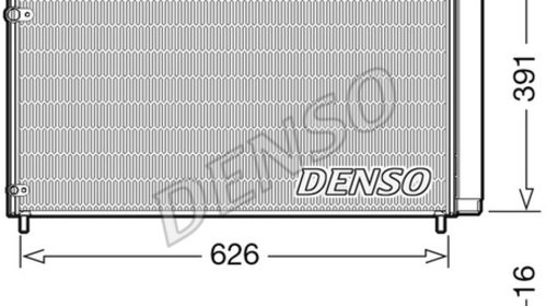 Condensator climatizare DCN50041 DENSO p