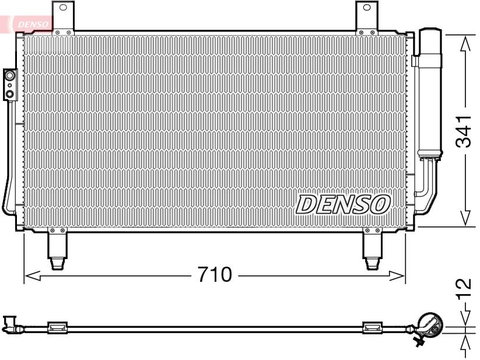Condensator, climatizare DENSO DCN45006