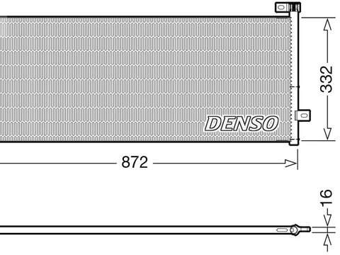 Condensator, climatizare DENSO DCN99072