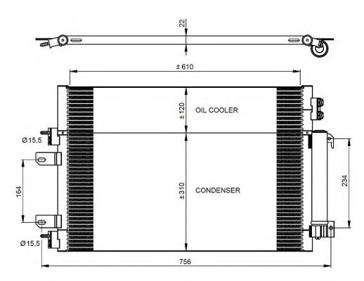 Condensator climatizare DODGE CALIBER - Cod intern