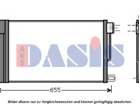 Condensator, climatizare FIAT PUNTO (188), FIAT PUNTO (199), OPEL CORSA D - AKS DASIS 152031N