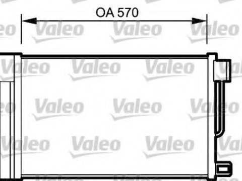 Condensator, climatizare FIAT QUBO (225) (2008 - 2020) VALEO 818193