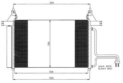 Condensator climatizare FIAT STILO 1,2-2,4 - Cod i