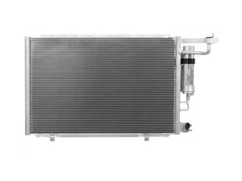 Condensator climatizare Ford EcoSport, 09.2014-, motor 1.6, 90 kw, 2.0, 103 kw benzina, full aluminiu brazat, 570(535)x380(350)x16 mm, cu uscator filtrat